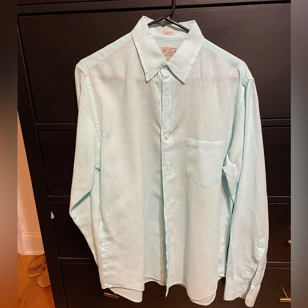 J.Crew woven button down slim fit
